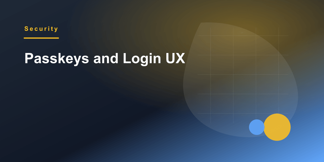 Passkeys and login flow cover