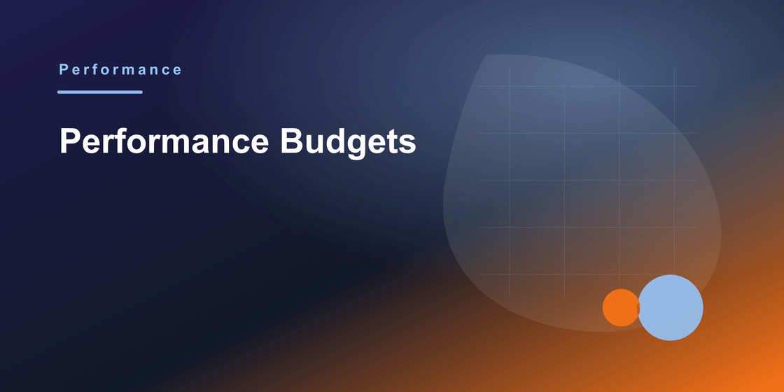 Front-end performance budget cover