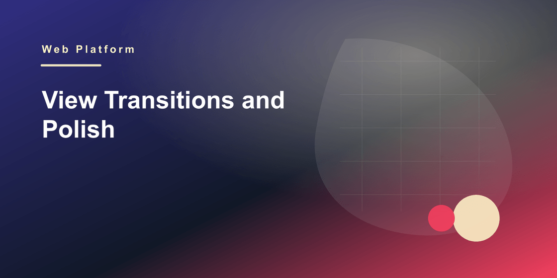 View Transitions API cover