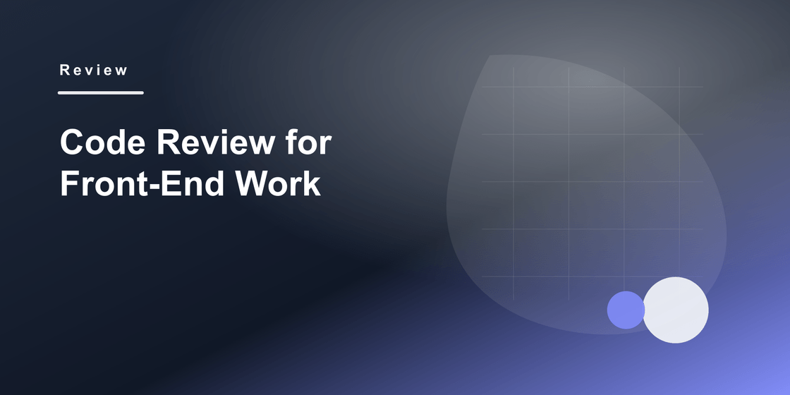 Front-end code review cover