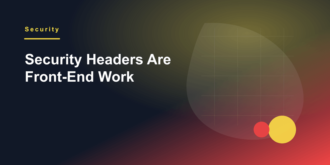 Web security headers cover